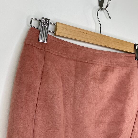 LF Seek The Label Dusty Rose Pink Asymmetrical Skirt Women's Size X-Small XS NWT - Picture 3 of 7